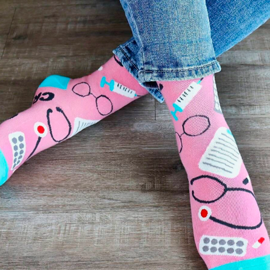 Calcetines sanitarios largos