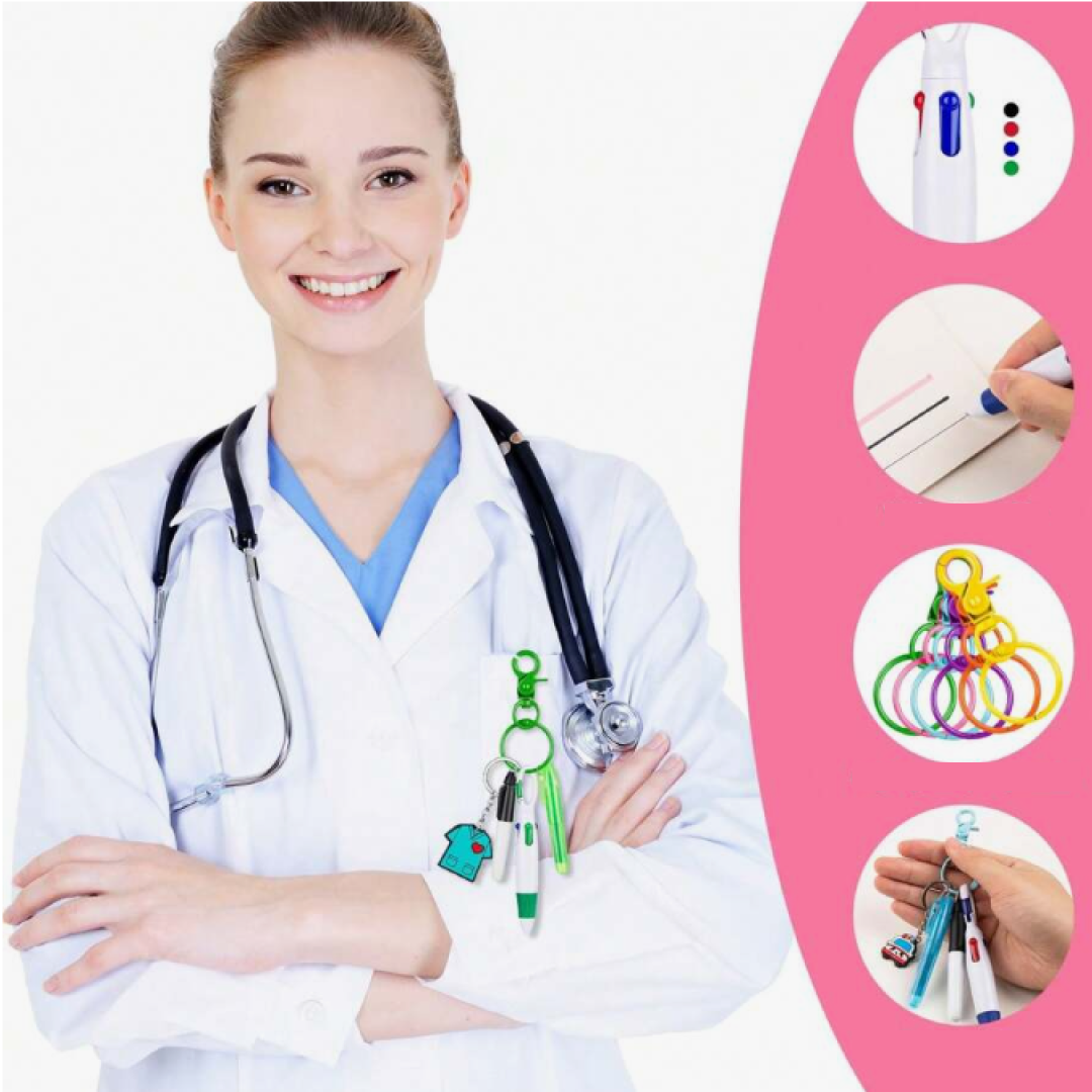 Llavero Bolígrafo 4 en 1