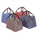 Bolsa nevera de almuerzo a rayas