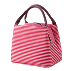 Bolsa nevera de almuerzo a rayas