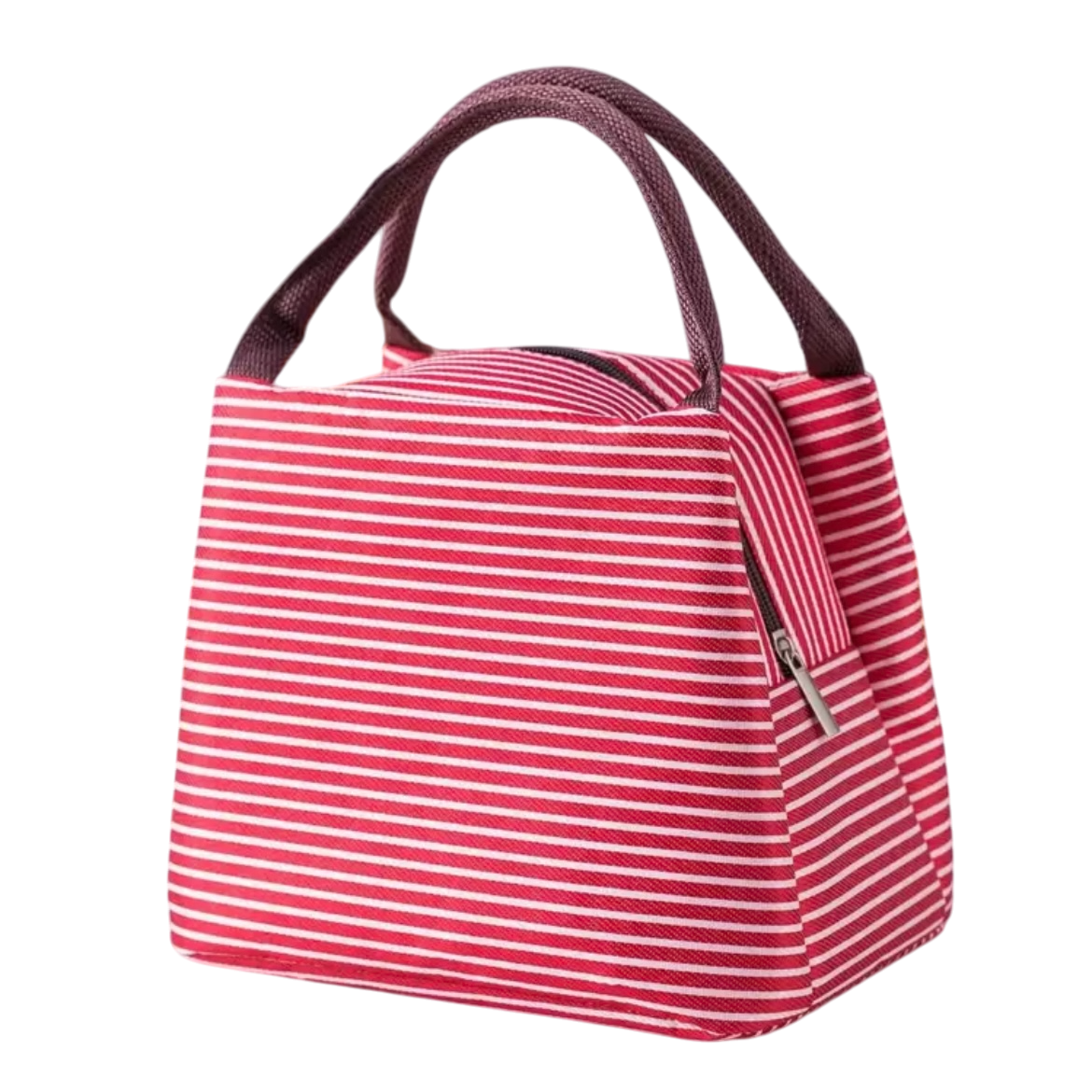 Bolsa nevera de almuerzo a rayas