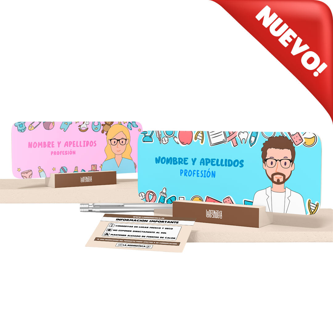Plaquita Personalizada (Aguja/Imán)