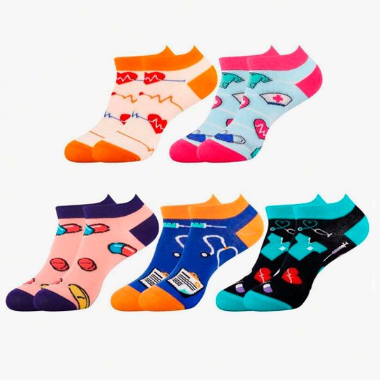 Calcetines sanitarios cortos