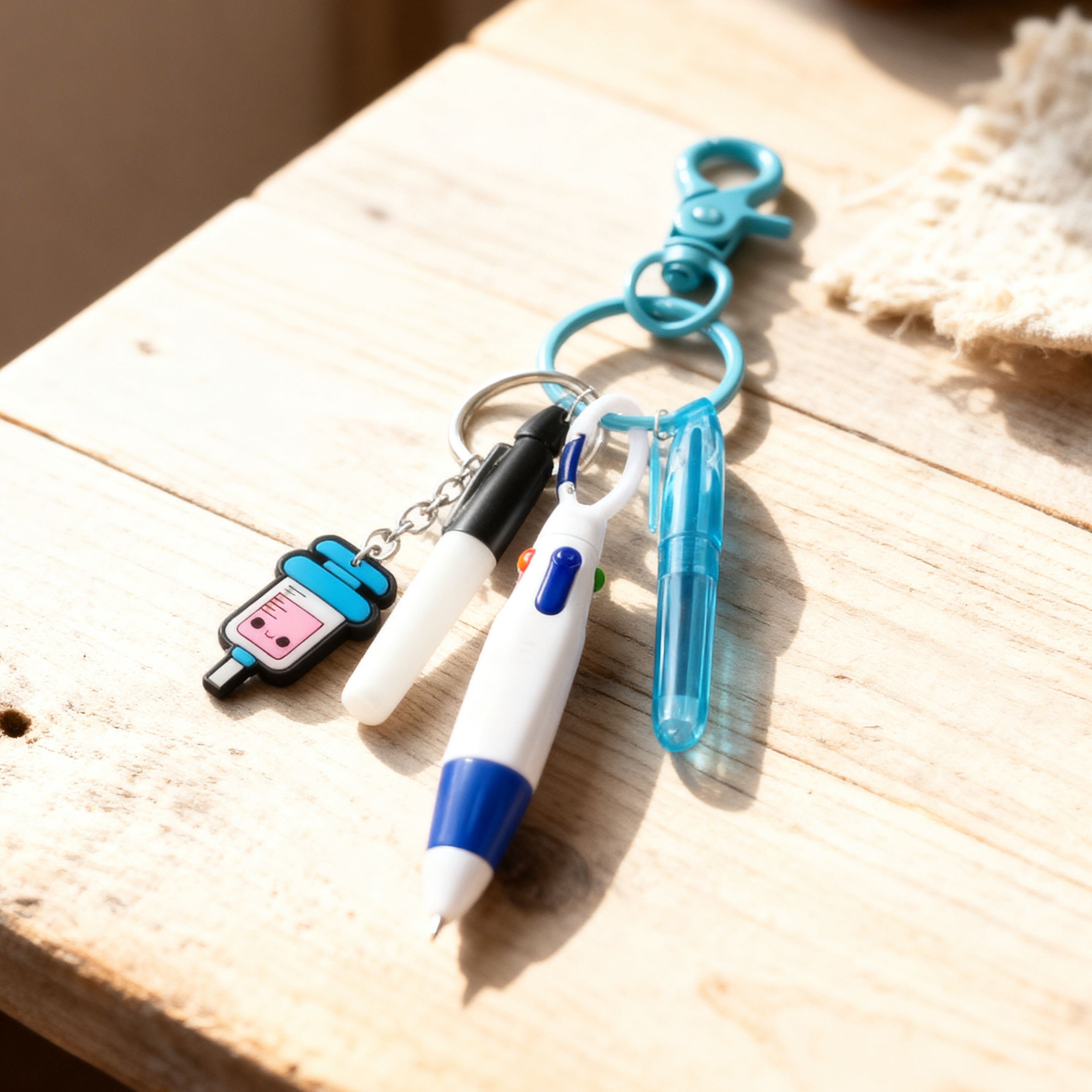 Llavero Bolígrafo 4 en 1
