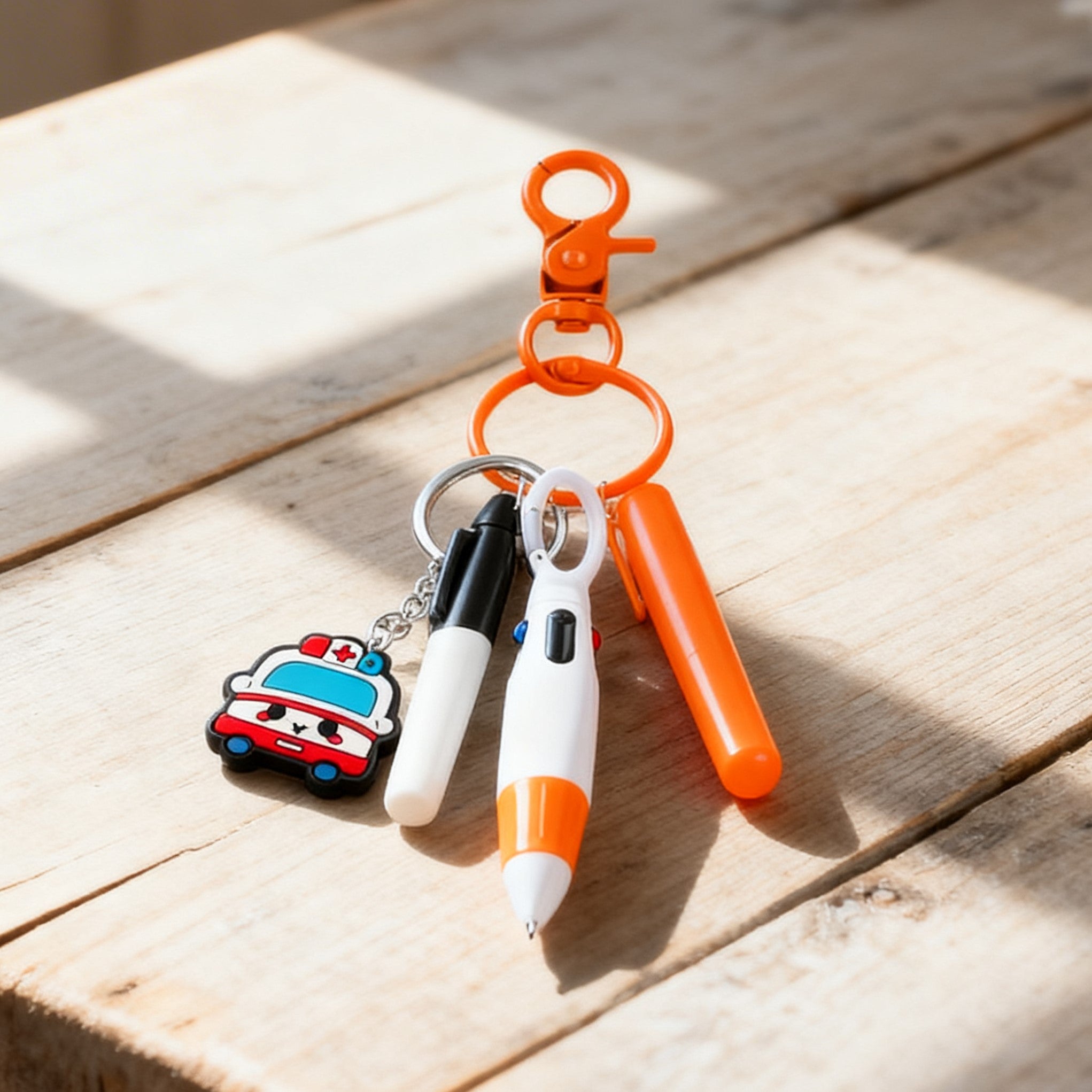 Llavero Bolígrafo 4 en 1