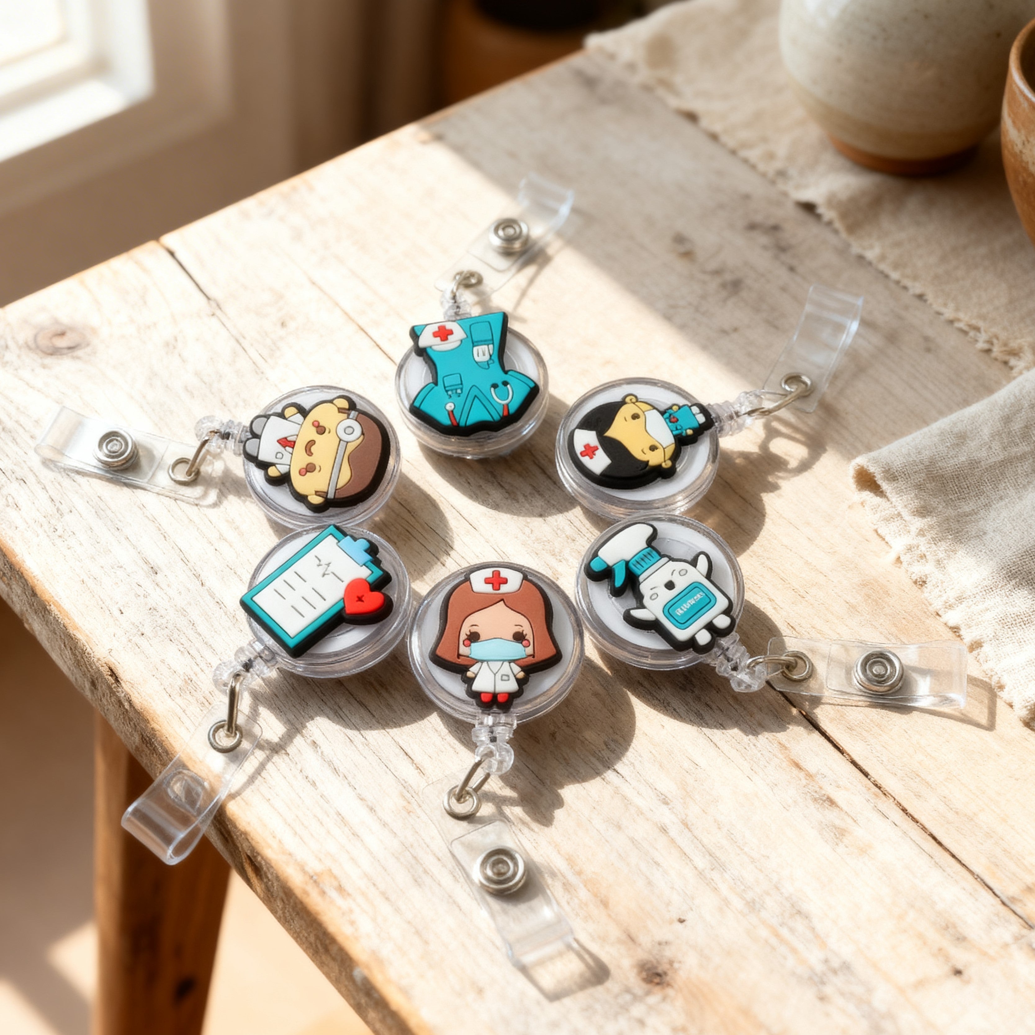 Porta Identificación Retráctil