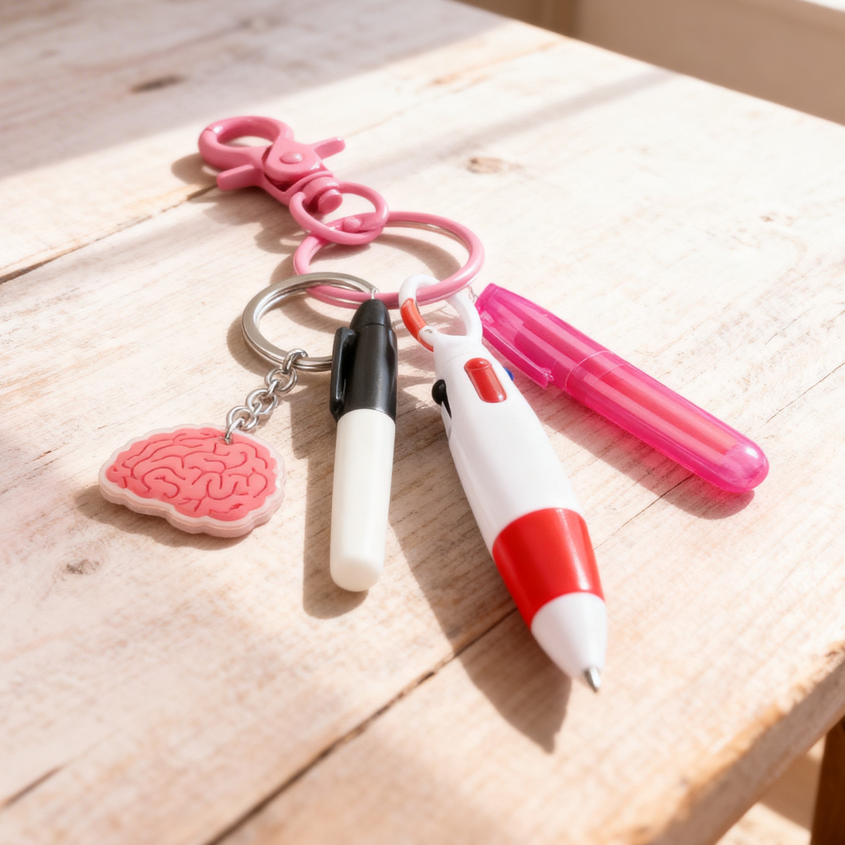 Llavero Bolígrafo 4 en 1