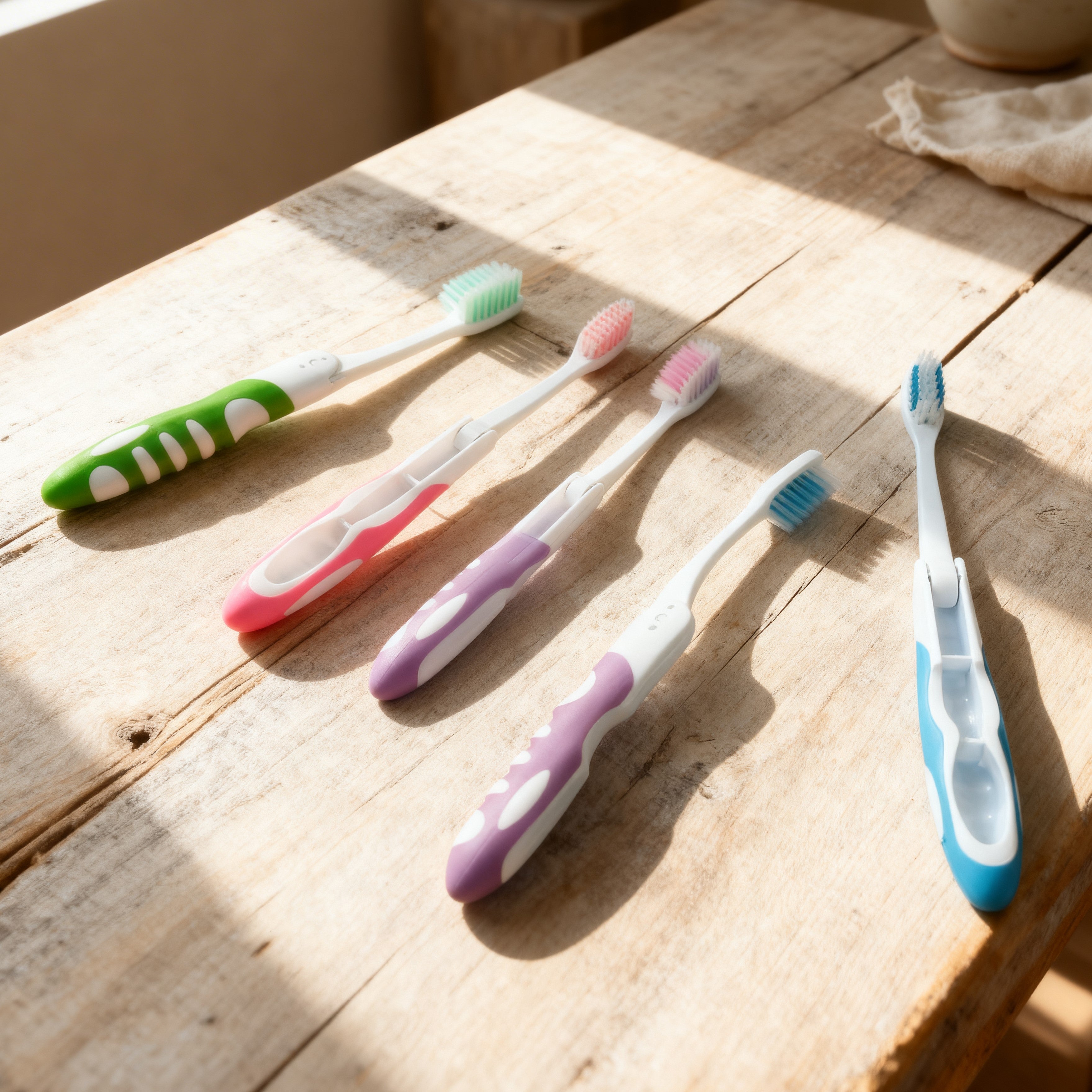 Cepillo de Dientes Plegable Portátil