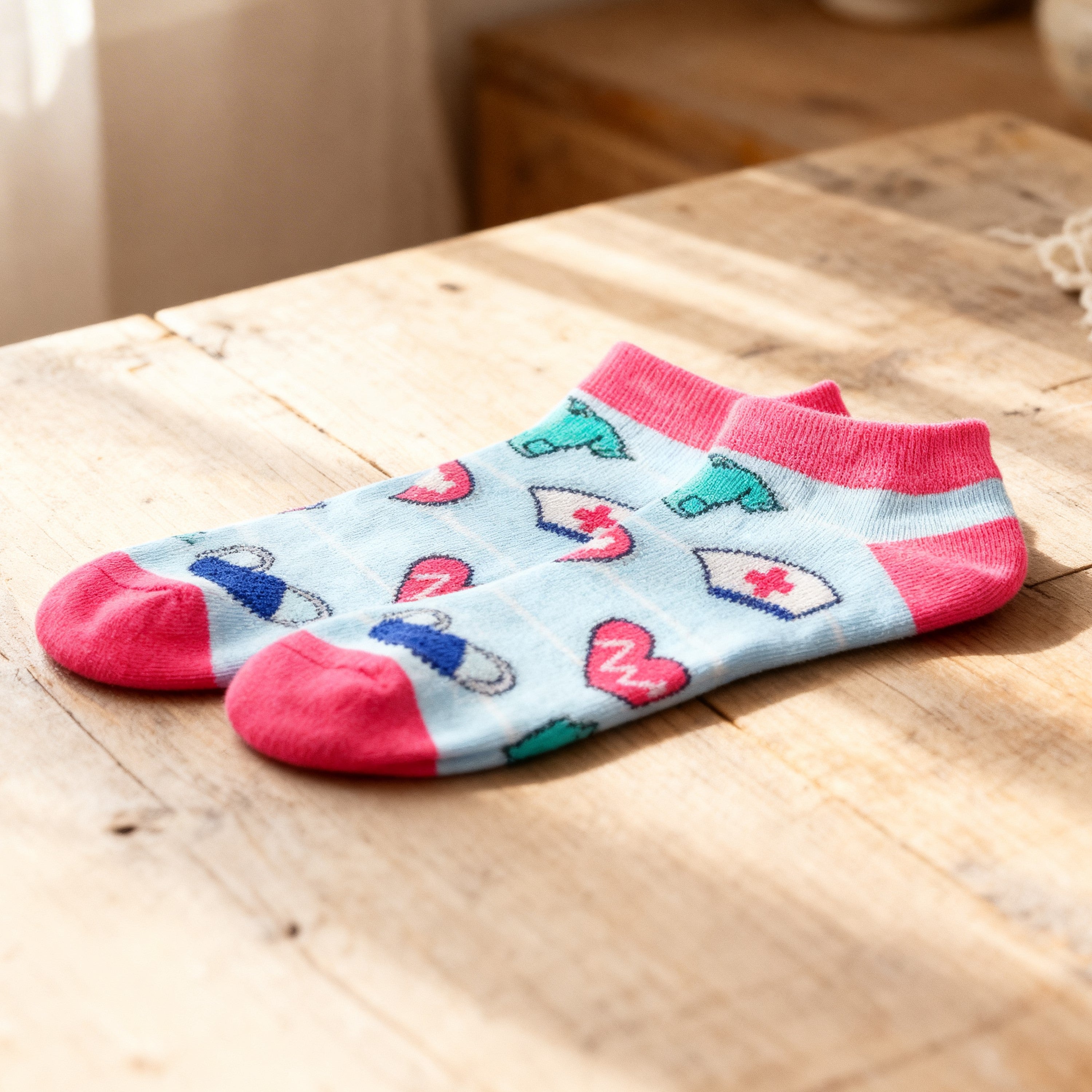 Calcetines sanitarios cortos