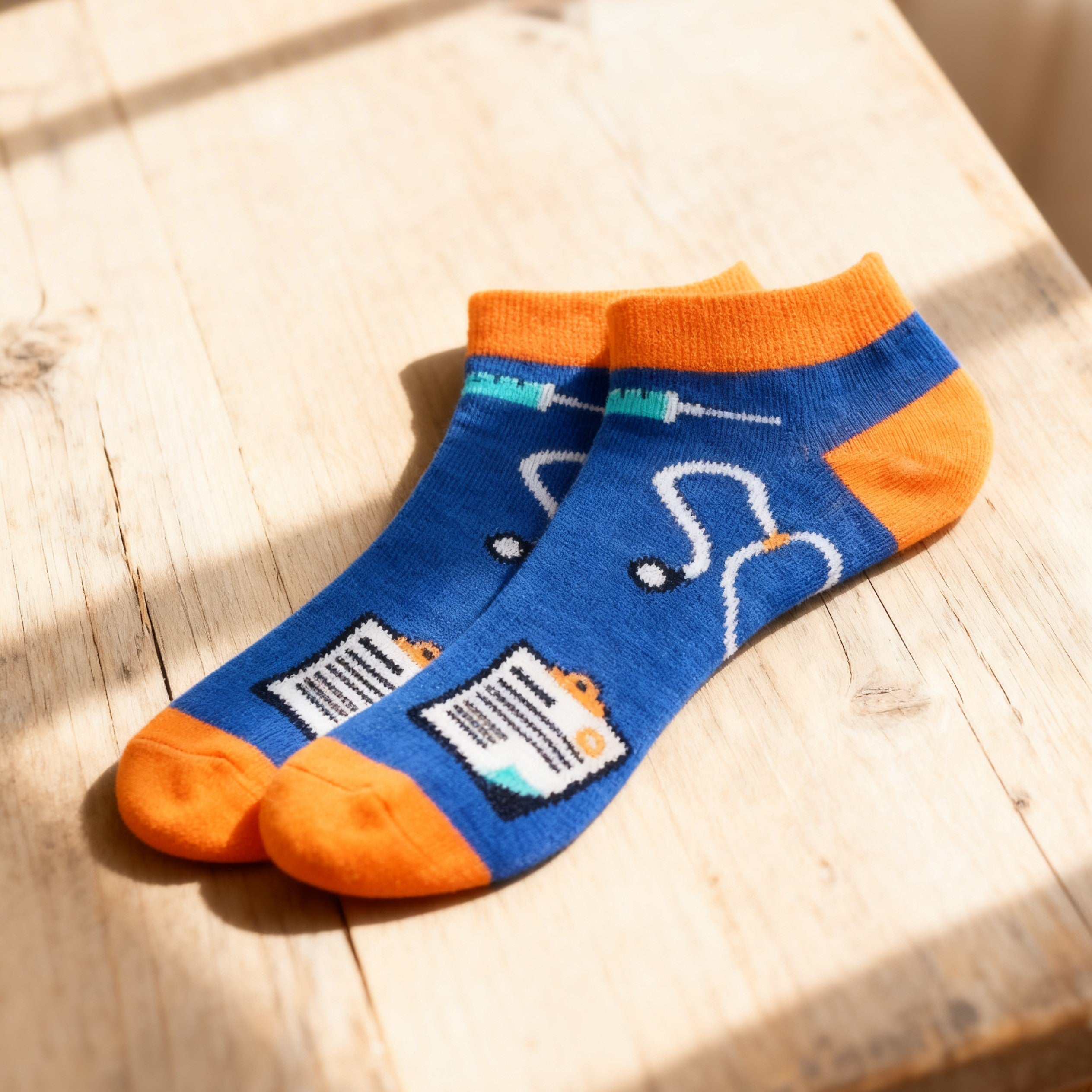 Calcetines sanitarios cortos