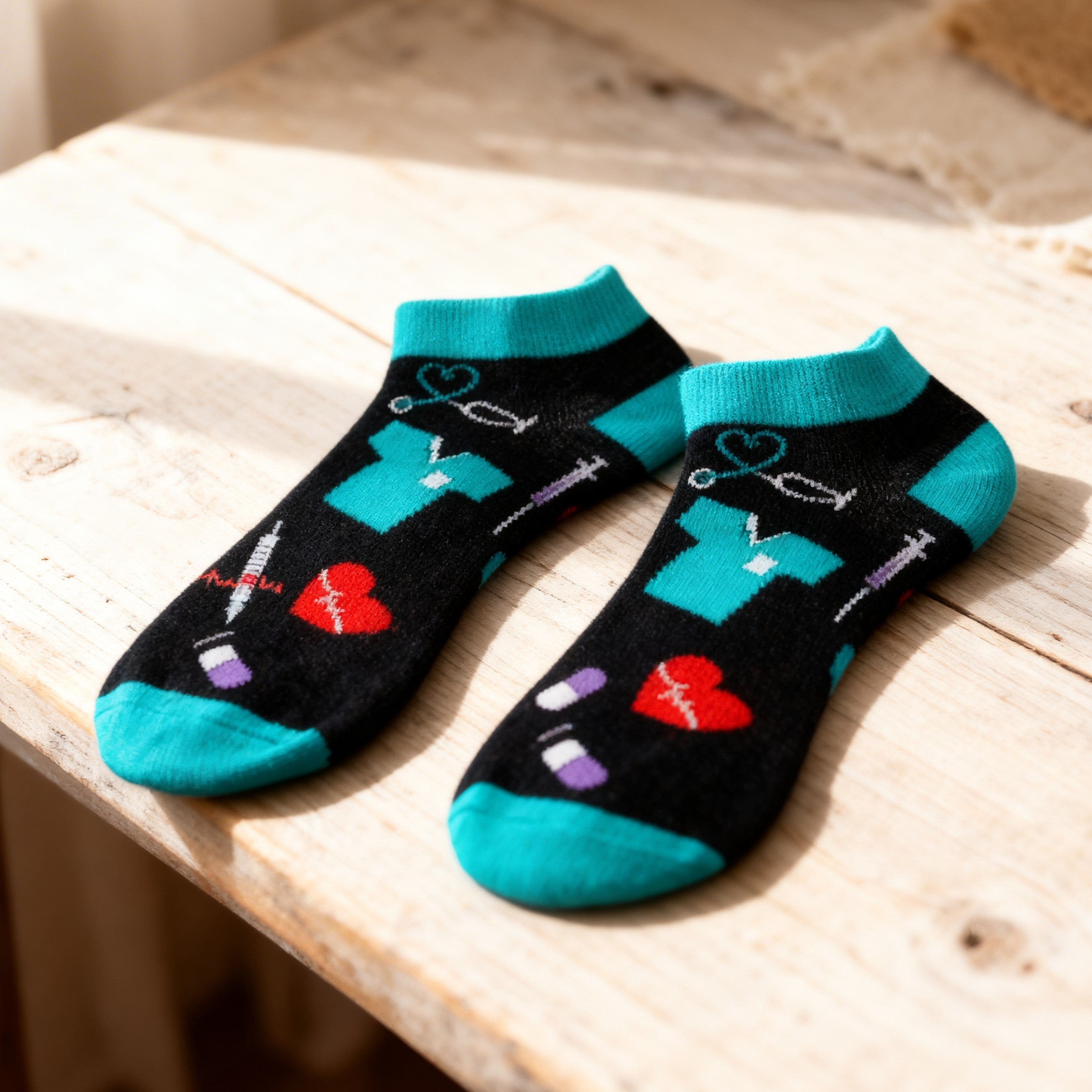 Calcetines sanitarios cortos