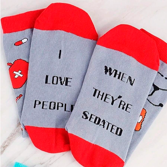 Calcetines sanitarios largos