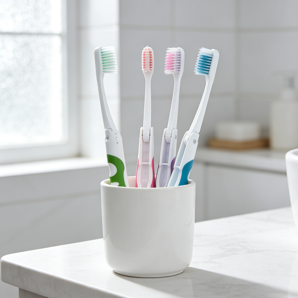 Cepillo de Dientes Plegable Portátil para tu Higiene Diaria