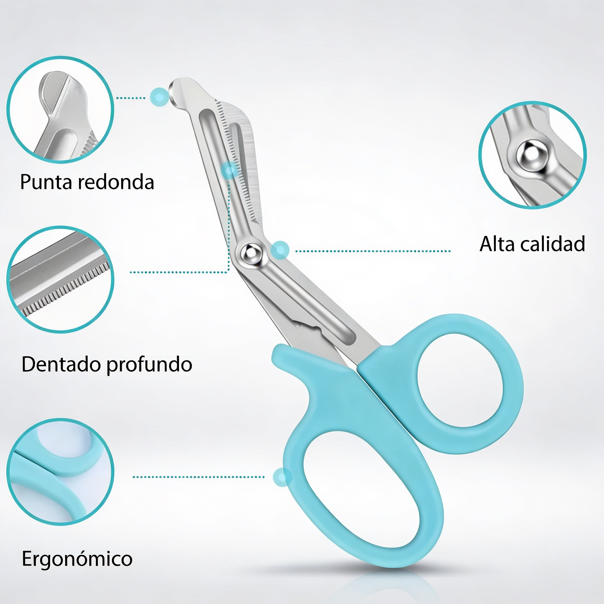 Tijera Sanitaria Profesional | Acero Inoxidable